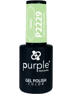 PURPLE GEL POLISH COLOR TRAVEL TO BORA BORA 10ML