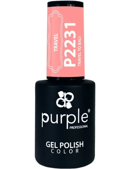 PURPLE GEL POLISH COLOR TRAVEL TO BALI 10ML