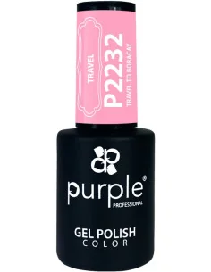 PURPLE GEL POLISH COLOR TRAVEL TO BORACAY 10ML