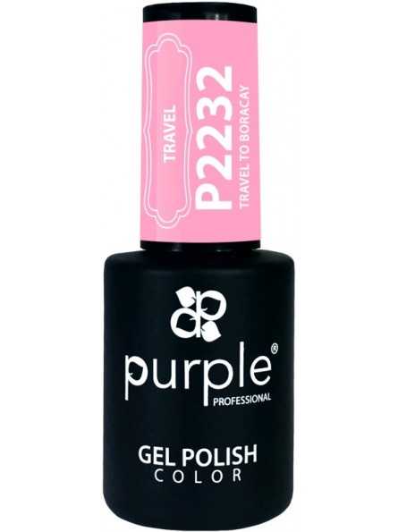 PURPLE GEL POLISH COLOR TRAVEL TO BORACAY 10ML|Mathiss