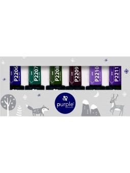 PURPLE KIT GEL POLISH COLOR...