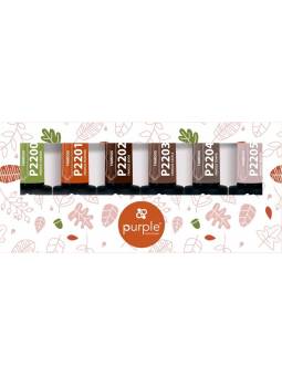 PURPLE KIT GEL POLISH COLOR...