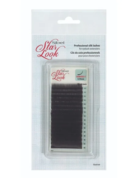 SIBEL STAR LOOK PROFESSIONAL SILK LASHES (C 0,15MM X 9-11-13-15MM)