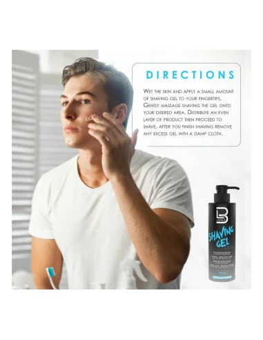 L3VEL3 SHAVING GEL AQUA 500ML