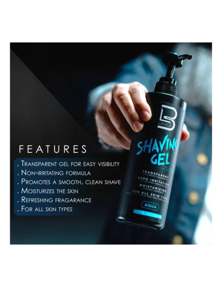 L3VEL3 SHAVING GEL AQUA 500ML