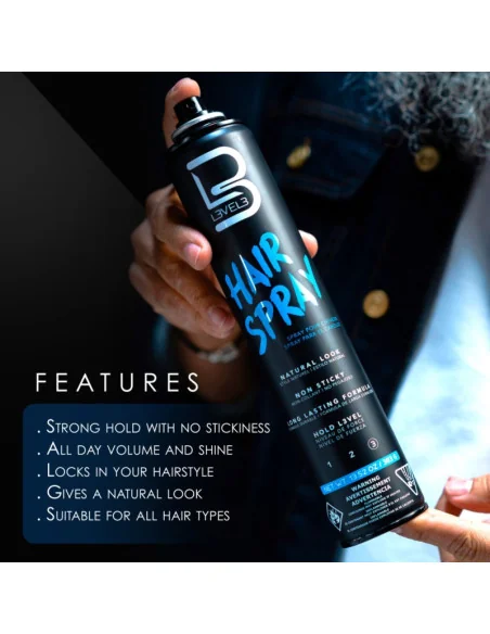 L3VEL3 HAIR SPRAY 380GR