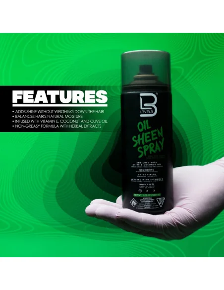 L3VEL3 OIL SHEEN SPRAY 380GR