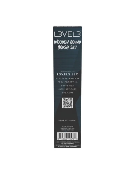 L3VEL3 WODEN ROUND BRUSH SET