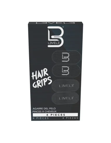 L3VEL3 HAIR GRIPS 4PK