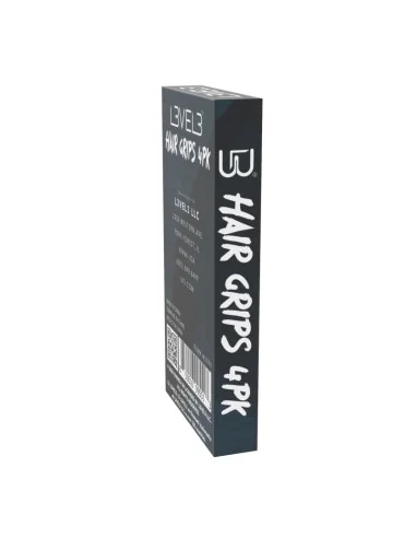 L3VEL3 HAIR GRIPS 4PK