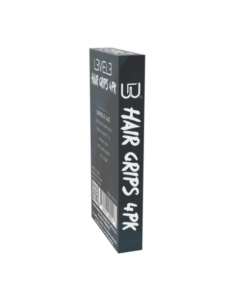 L3VEL3 HAIR GRIPS 4PK