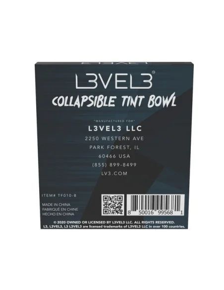 L3VEL3 COLLAPSIBLE TINT BOWL (BLACK)