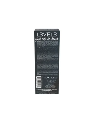 L3VEL3 HAIR FIBERS BLACK 27,5GR
