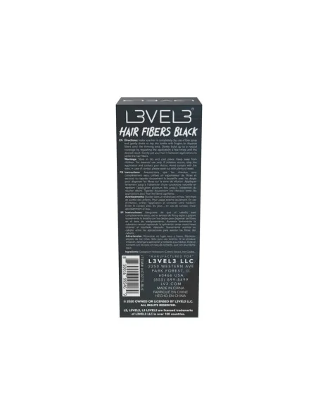 L3VEL3 HAIR FIBERS BLACK 27,5GR
