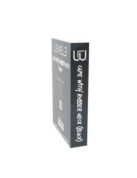 L3VEL3 CAPE WHITH RUBBER NECK BLACK