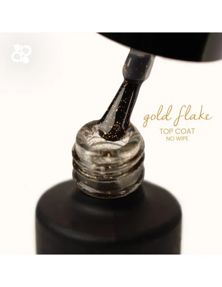 Purple Gold Flake No Wipe Top Coat 15ml | Mathiss Ibiza