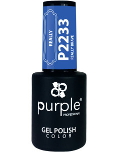 PURPLE GEL POLISH COLOR REALLY BRAVE 10ML
