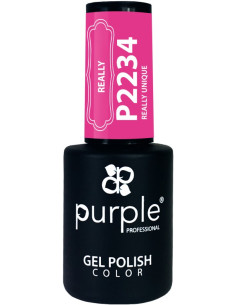 PURPLE GEL POLISH COLOR REALLY UNIQUE 10ML