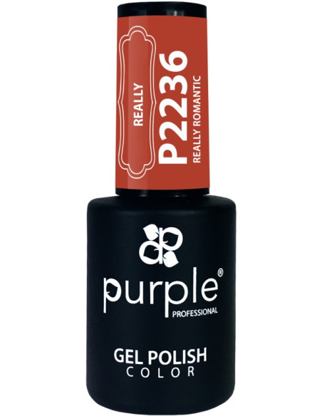 PURPLE GEL POLISH COLOR REALLY ROMANTIC 10ML