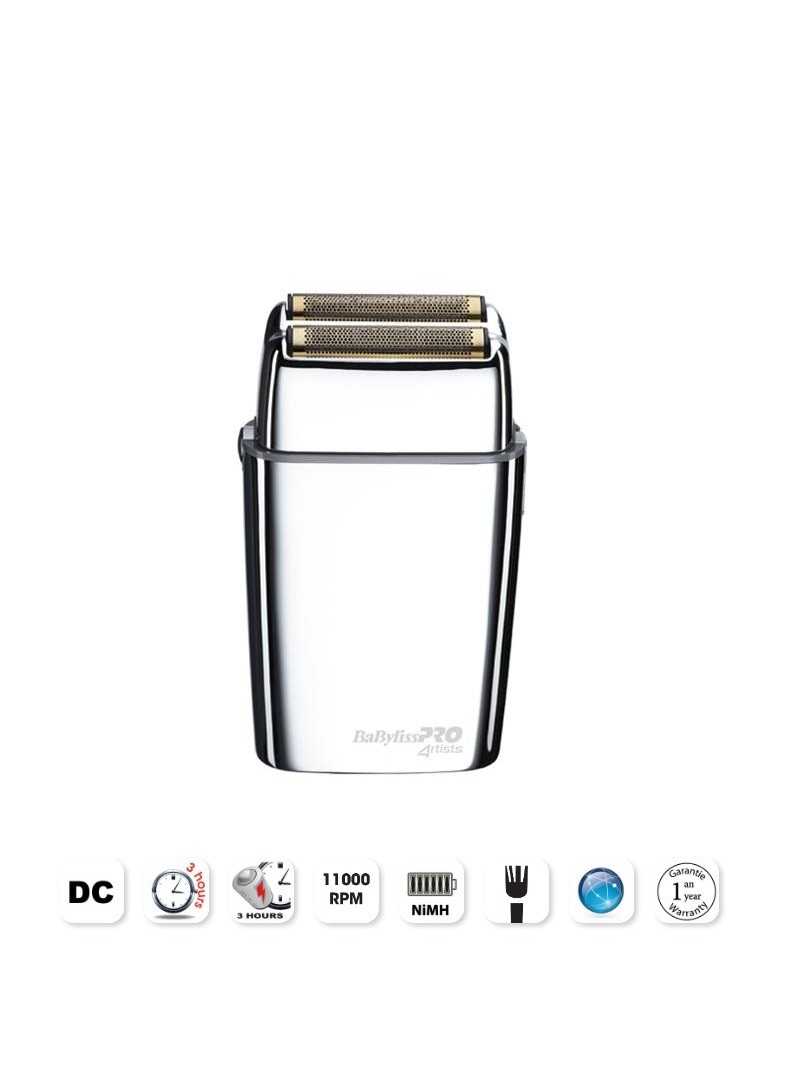 BABYLISS PRO 4ARTISTS CHROME SHAVER DOUBLE FOIL|Mathiss