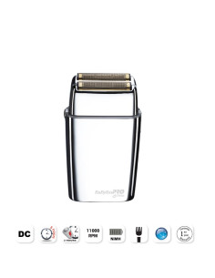 BABYLISSPRO SHAVER DOUBLE FOIL CHROME