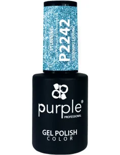 PURPLE GEL POLISH COLOR STUNNING EARRING 10ML