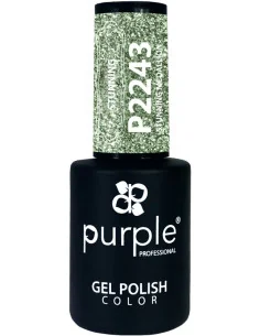 PURPLE GEL POLISH COLOR STUNNING MEDALLION 10ML