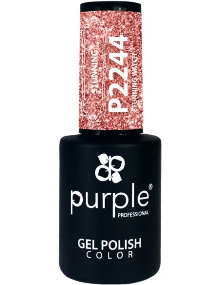 Purple Gel Polish Color Stunning Watch 10ml | Mathiss Ibiza