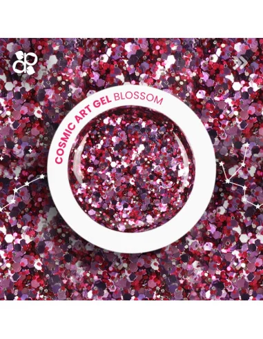 ***PURPLE COSMIC ART GEL BLOSSOM 5GR***