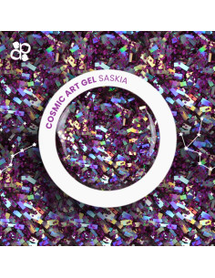 ***PURPLE COSMIC ART GEL SASKIA 5GR*** 2