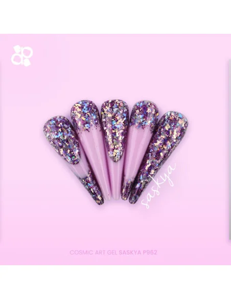 ***PURPLE COSMIC ART GEL SASKIA 5GR***