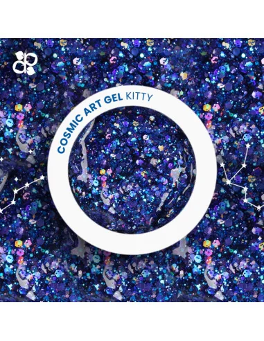 ***PURPLE COSMIC ART GEL KITTY 5GR***