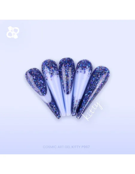 ***PURPLE COSMIC ART GEL KITTY 5GR***