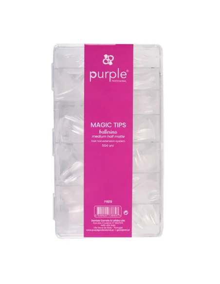PURPLE CAJA MAGIC TIPS BALLERINA MEDIUM HALF MATTE 504UDS