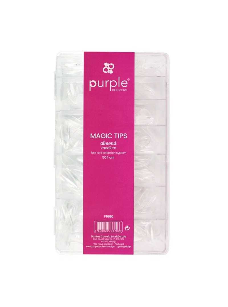 PURPLE CAJA MAGIC TIPS ALMOND MEDIUM 504UDS|Mathiss