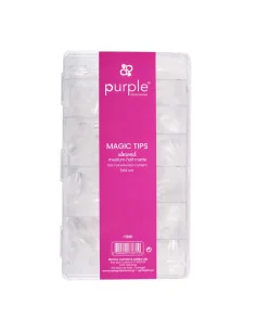 ***PURPLE CAJA MAGIC TIPS ALMOND MEDIUM HALF MATTE 504UDS***
