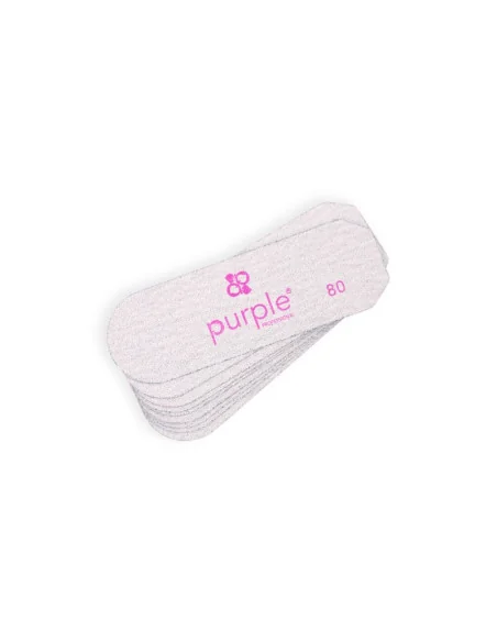 PURPLE LIMA PEDICURA BASE METALICA + 5 REC.80GRIT + REC.180GRIT