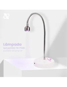 PURPLE MINI LAMPARA LED UV 1W 2