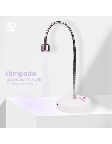 PURPLE MINI LAMPARA LED UV 1W