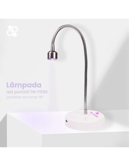 PURPLE MINI LAMPARA LED UV 1W