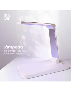 PURPLE MINI LAMPARA LED UV LUXURY 10W 2