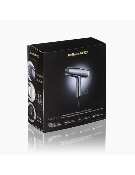 BaByliss PRO Secador Falco Negro/dorado 2000w