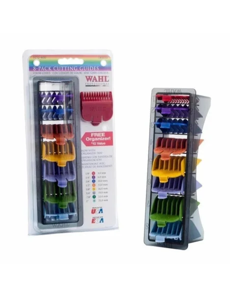 Wahl Recambio Set 8 Peines Guia Colores con Organizador