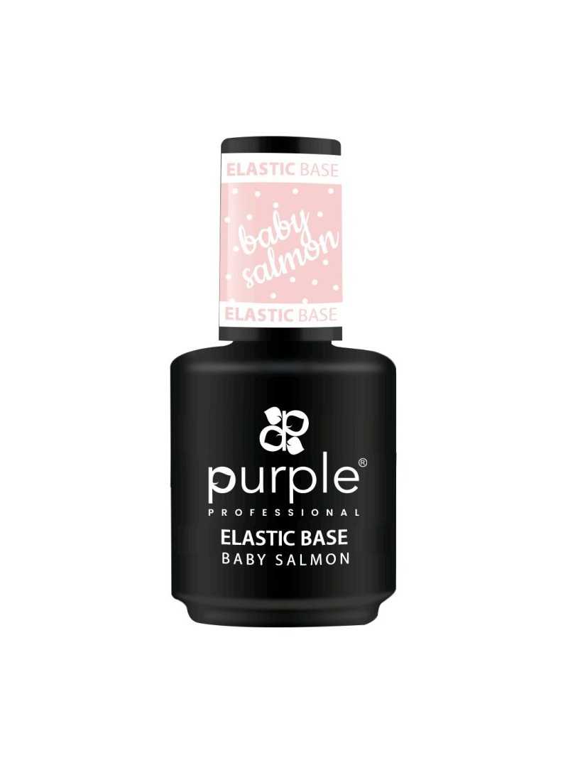 PURPLE ELASTIC BASE BABY SALMON 15ML|Mathiss