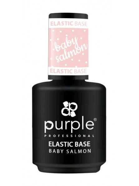 PURPLE ELASTIC BASE BABY SALMON 15ML|Mathiss