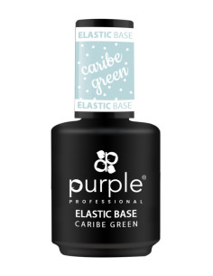 ***PURPLE ELASTIC BASE CARIBE GREEN 15ML***