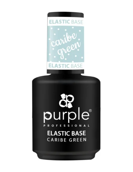 ***PURPLE ELASTIC BASE CARIBE GREEN 15ML***