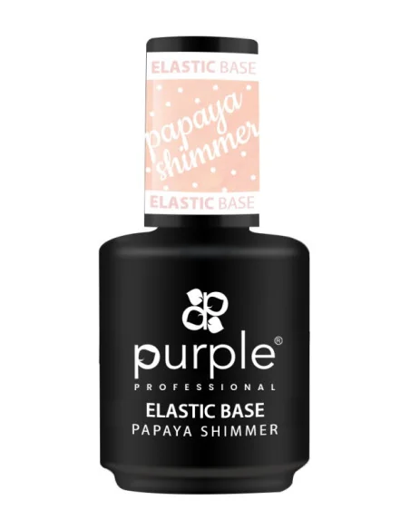 ***PURPLE ELASTIC BASE PAPAIA SHIMMER 15ML***
