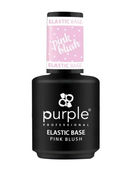 ***PURPLE ELASTIC BASE PINK BLUSH 15ML***