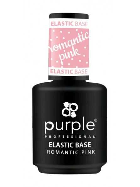 PURPLE ELASTIC BASE ROMANTIC PINK 15ML|Mathiss